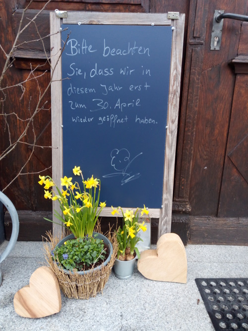 Achtung !! Haus Tanne öffnet dieses Jahr erst zum 30.04.2023